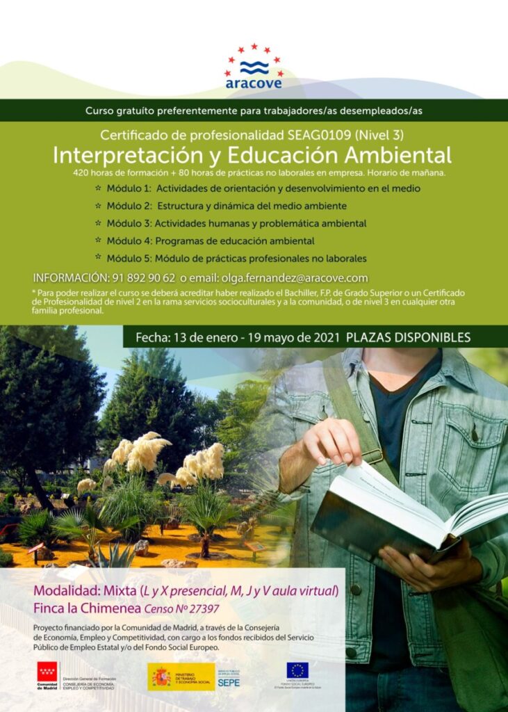 impulso infancia Confiar Curso de interpretación y educación ambiental - Ayuntamiento de Valdelaguna