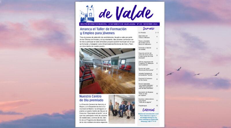 Boletín Informativo Municipal «De Valde», noviembre 2024